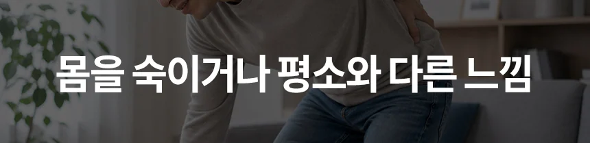 교통사고 목·허리 — 허리와 등에도 불편함이 나타날 수 있습니다